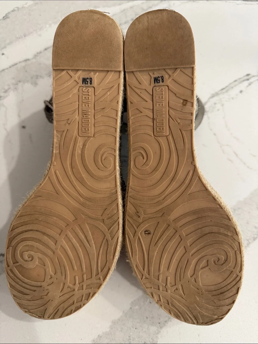 Steve Madden Apolo Suede Espadrille Platform Wedges/ 8.5